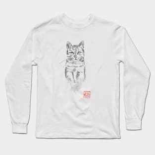 cat in tree watch Long Sleeve T-Shirt